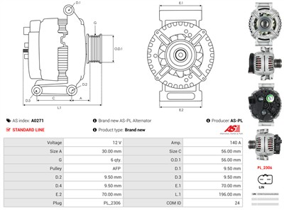 AS-PL A0271 EAN: 5901259460254.