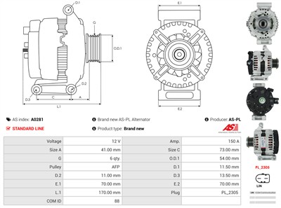 AS-PL A0281 EAN: 5901259461978.