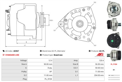 AS-PL A0367 EAN: 5901259489446.