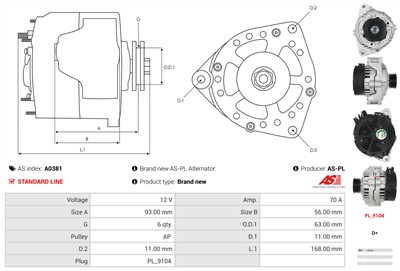 AS-PL A0381 EAN: 5901259490602.