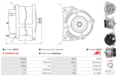 AS-PL A0417 EAN: 5902129000969.