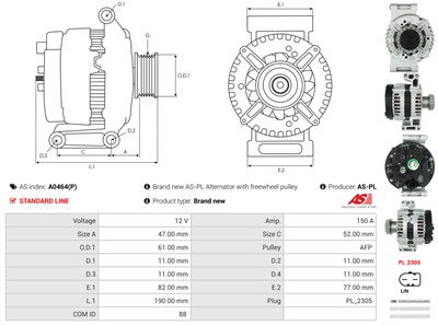 AS-PL A0464(P) EAN: 5901259453256.