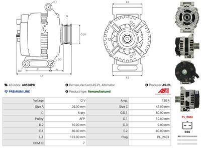 AS-PL A0528PR EAN: 5902129061342.