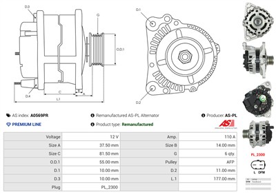 AS-PL A0569PR EAN: 5902129089377.