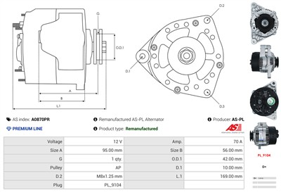 AS-PL A0870PR EAN: 5902129181132.