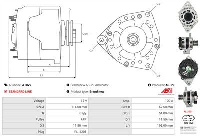 AS-PL A1029 EAN: 5901259483963.