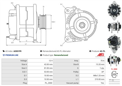 AS-PL A2001PR EAN: 5902129102021.