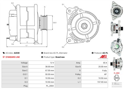 AS-PL A2030 EAN: 5901259403282.