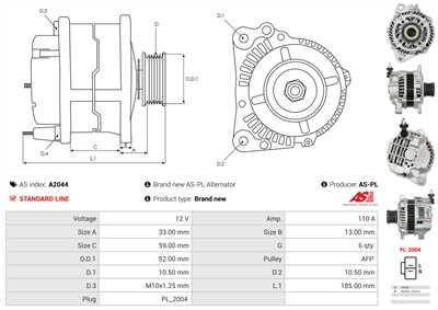 AS-PL A2044 EAN: 5901259465617.