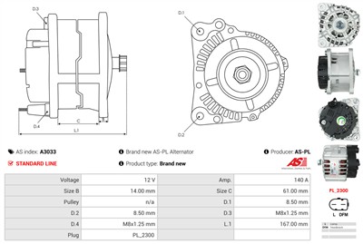 AS-PL A3033 EAN: 5901259403794.