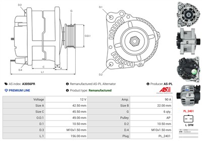 AS-PL A3056PR EAN: 5902129096535.