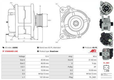 AS-PL A3056 EAN: 5901259404104.