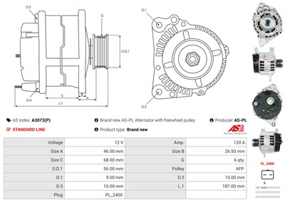 AS-PL A3073(P) EAN: 5901259474152.
