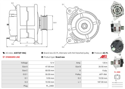 AS-PL A3073(P-INA) EAN: 5901259474169.