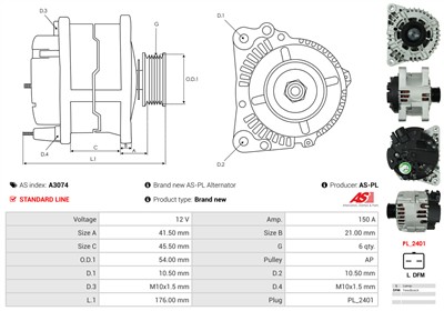 AS-PL A3074 EAN: 5901259404326.