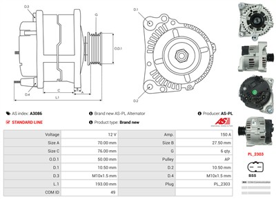 AS-PL A3086 EAN: 5901259404463.