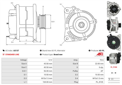 AS-PL A3137 EAN: 5901259457629.