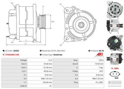 AS-PL A3202 EAN: 5901259485707.