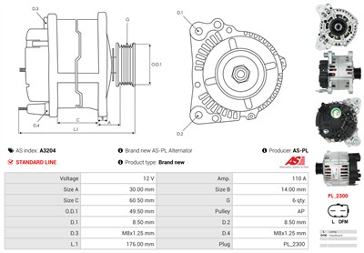 AS-PL A3204 EAN: 5901259485820.