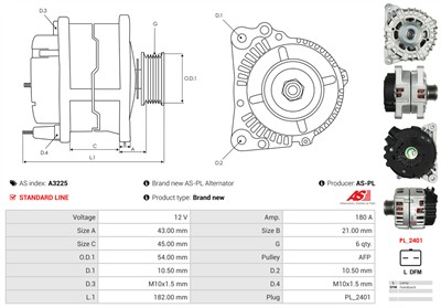 AS-PL A3225 EAN: 5901259491272.