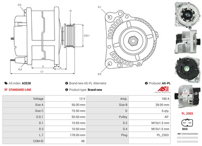 AS-PL A3228 EAN: 5901259491319.