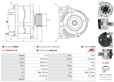 AS-PL A3384S EAN: 5902129143949.
