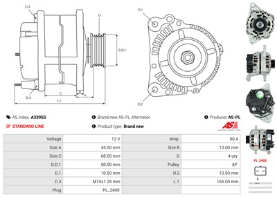 AS-PL A3395S EAN: 5902129086826.