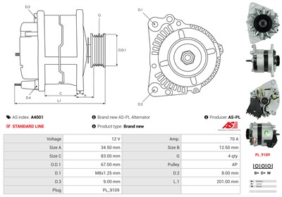 AS-PL A4001 EAN: 5901259404791.