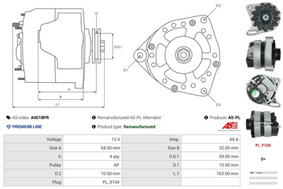 AS-PL A4018PR EAN: 5902129132240.