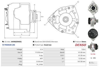 AS-PL A4048(DENSO) EAN: 5901259486650.