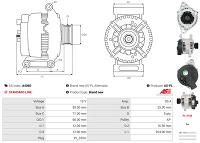 AS-PL A4060 EAN: 5901259405538.