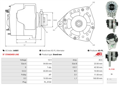 AS-PL A4081 EAN: 5901259436594.