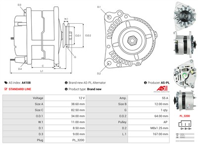 AS-PL A4108 EAN: 5901259490961.