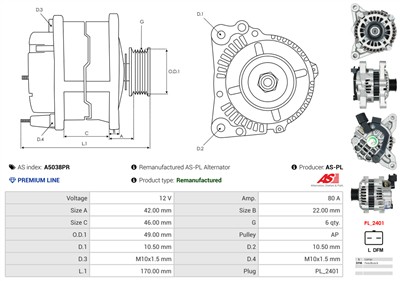 AS-PL A5038PR