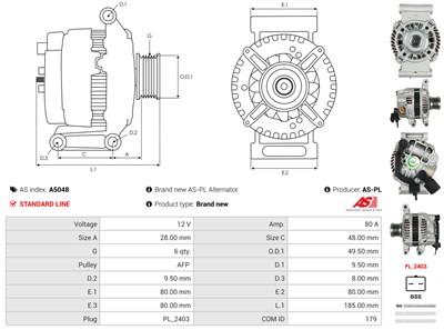 AS-PL A5048 EAN: 5901259462159.