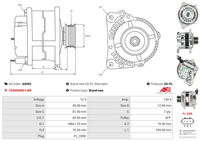 AS-PL A5055 EAN: 5901259468465.