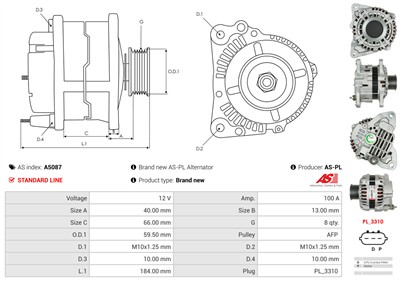 AS-PL A5087 EAN: 5901259490893.