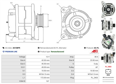 AS-PL A5108PR EAN: 5902129093480.