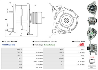 AS-PL A5178PR EAN: 5902129031338.