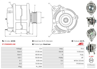 AS-PL A5185 EAN: 5902129007043.