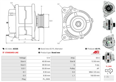AS-PL A5326 EAN: 5902129021063.