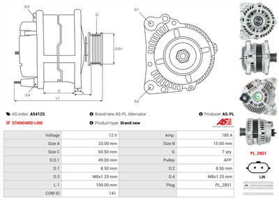 AS-PL A5412S EAN: 5902129138549.