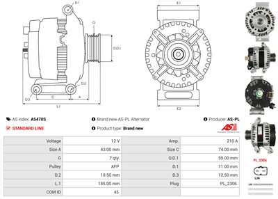 AS-PL A5470S EAN: 5902129167709.