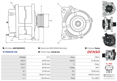 AS-PL A6018(DENSO) EAN: 5901259446425.