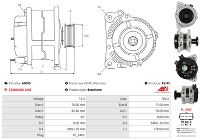 AS-PL A6026 EAN: 5901259406467.