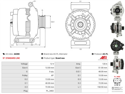 AS-PL A6088 EAN: 5901259457650.