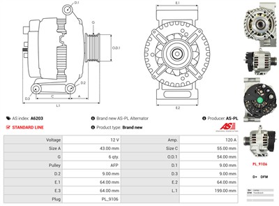 AS-PL A6203 EAN: 5901259490763.
