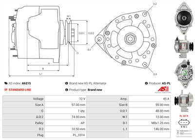AS-PL A6215 EAN: 5901259493030.