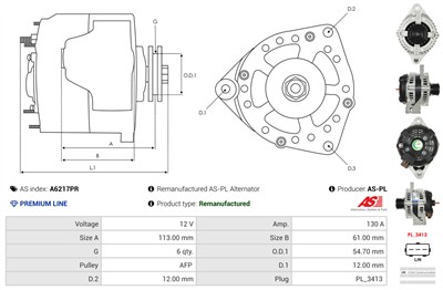 AS-PL A6217PR EAN: 5902129143314.