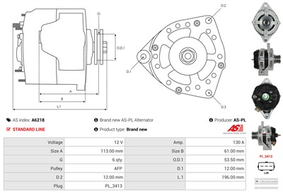 AS-PL A6218 EAN: 5901259494877.
